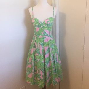 Vintage Lilly Pulitzer Butterfly/ Zebra Dress